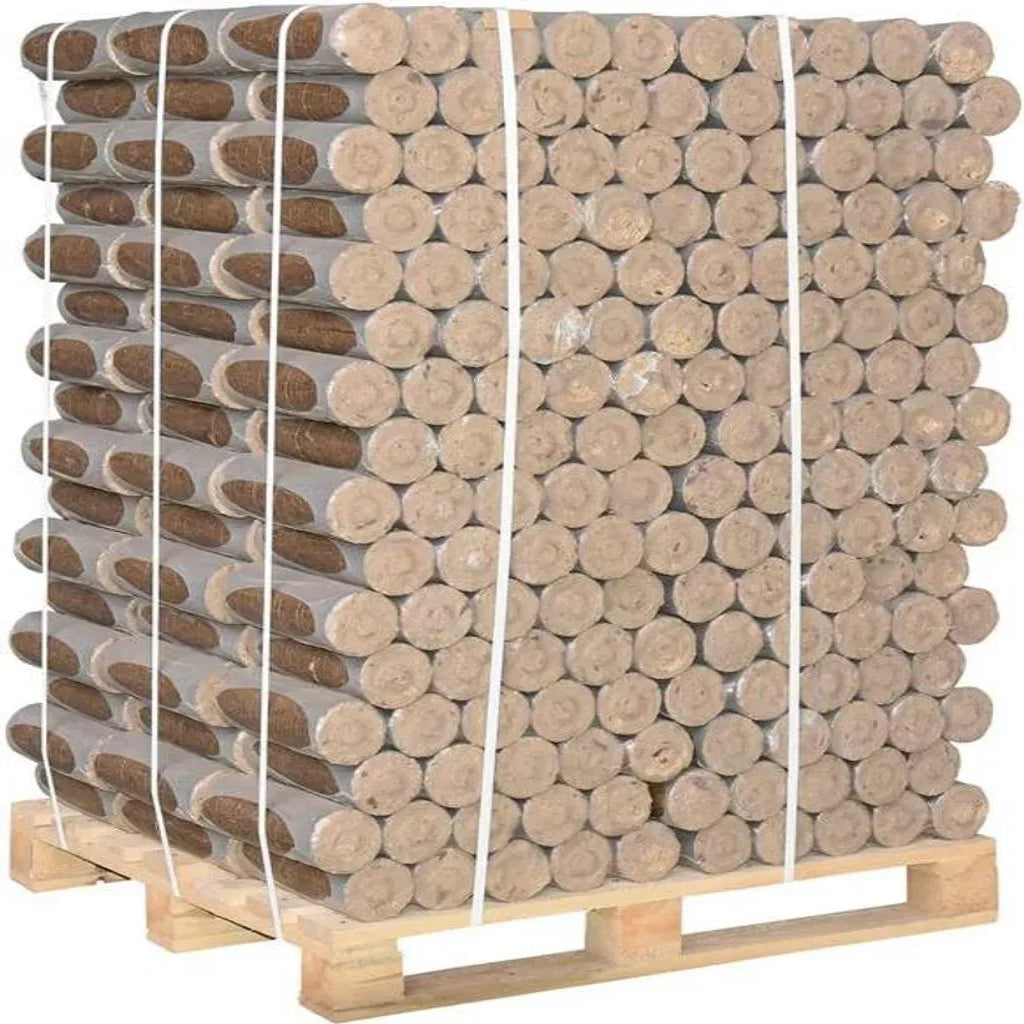 ESTEXO Nestro Holzbriketts 960 kg – Buche & Eiche – 27 × 10 cm