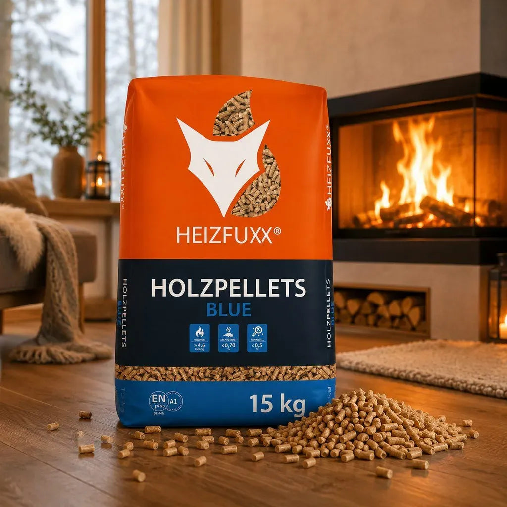 Heizfuxx Blue ENplus A1 Holzpellets 300 kg – 20 × 15 kg