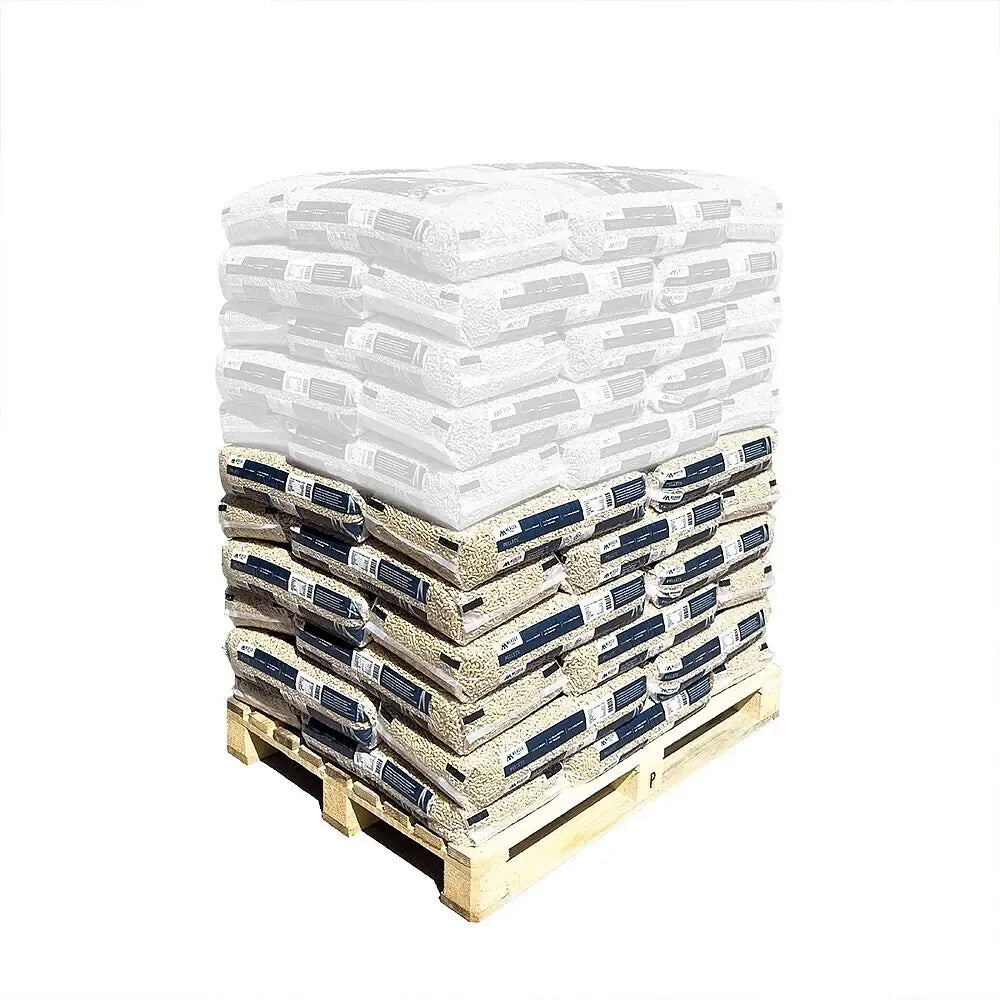 MERCER Holzpellets ENplus A1 990 kg – 66 Säcke à 15 kg