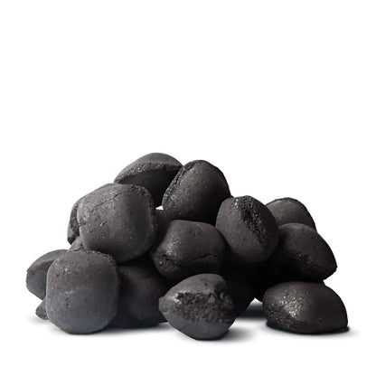 HEIZFUXX Grillkohle-Briketts 600 kg – 60 × 10 kg – 30–50 mm