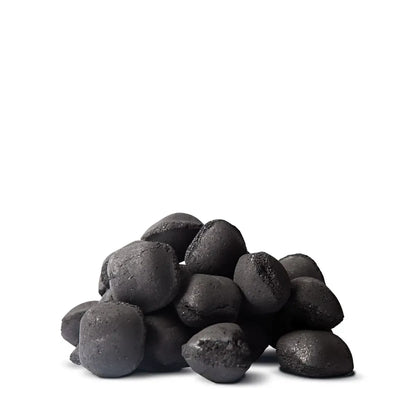 HEIZFUXX Grillkohle-Briketts 650 kg – 130 × 5 kg – 30–50 mm