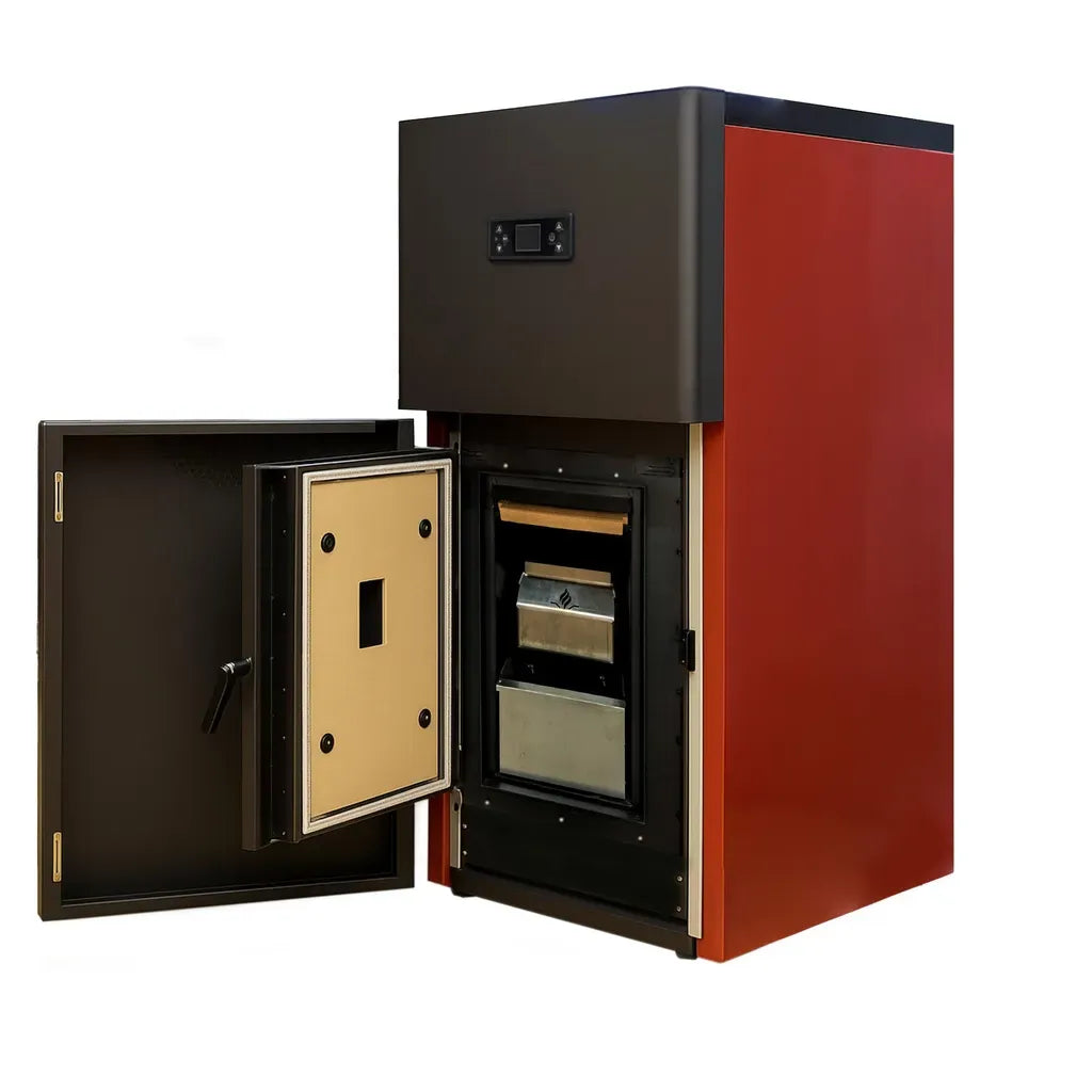 Sannover Alva27 Pelletkessel 30,7 kW – 85 kg Tank