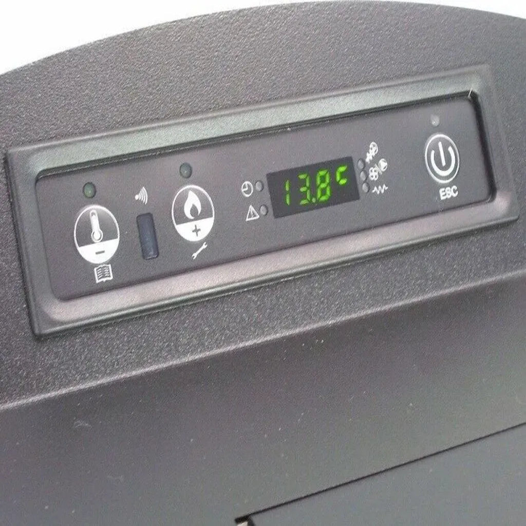 Apex Pelletofen 9,5 kW Rot/Schwarz – 13,5 kg Tank