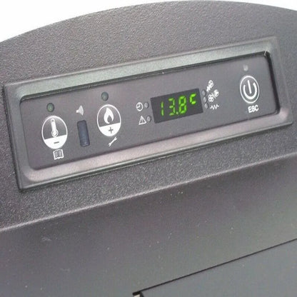 Apex Pelletofen 9,5 kW Rot/Schwarz – 13,5 kg Tank