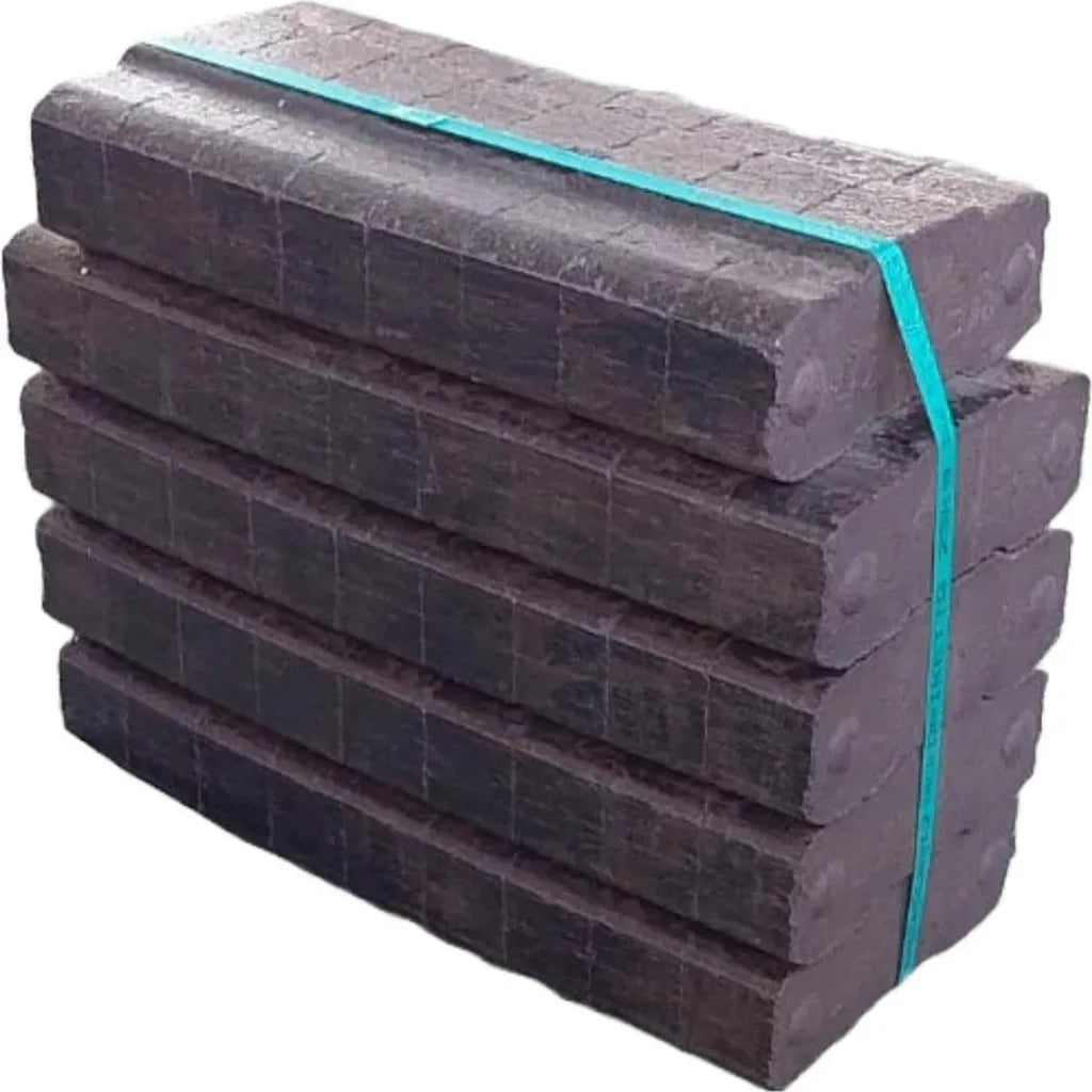 REKORD Braunkohlebriketts 1.000 kg – 40 × 25 kg – Lausitzer Braunkohle