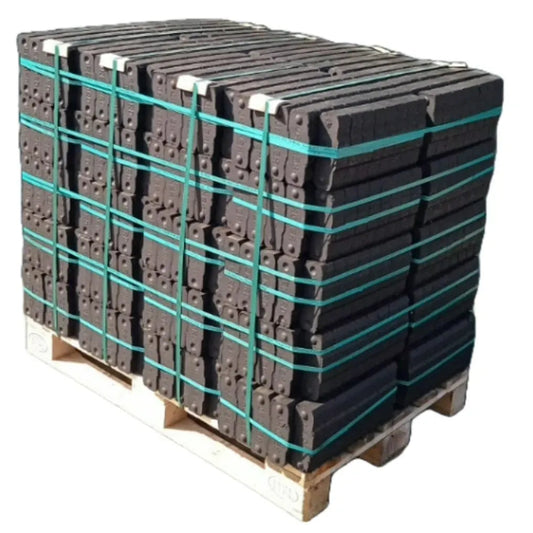 REKORD Braunkohlebriketts 1.000 kg – 40 × 25 kg – Lausitzer Braunkohle