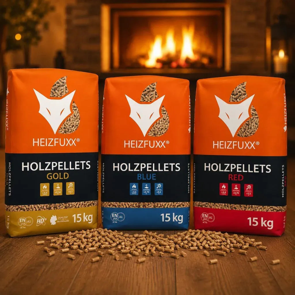 Heizfuxx Blue ENplus A1 Holzpellets 300 kg – 20 × 15 kg