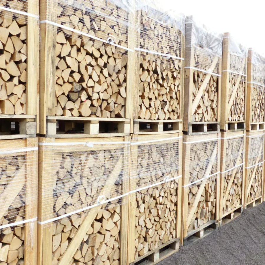 Grünwaren Eichen Brennholz 1 RM / 1,6 SRM – 30–32 cm – 476 kg