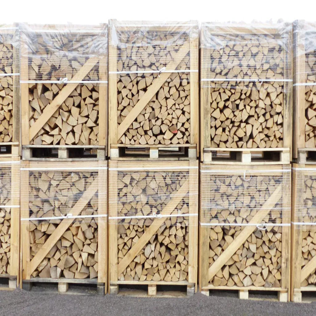 Grünwaren Eichen Brennholz 1 RM / 1,6 SRM – 30–32 cm – 476 kg