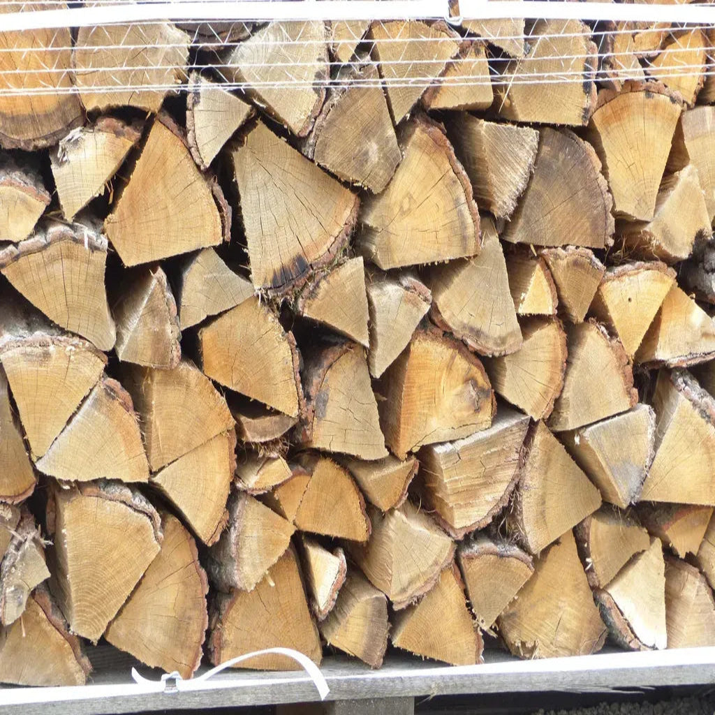 Grünwaren Eichen Brennholz 1 RM / 1,6 SRM – 30–32 cm – 476 kg