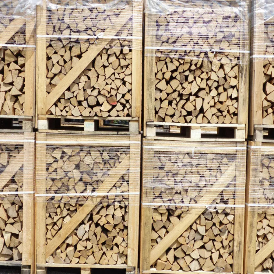 Grünwaren Eichen Brennholz 1 RM / 1,6 SRM – 30–32 cm – 476 kg