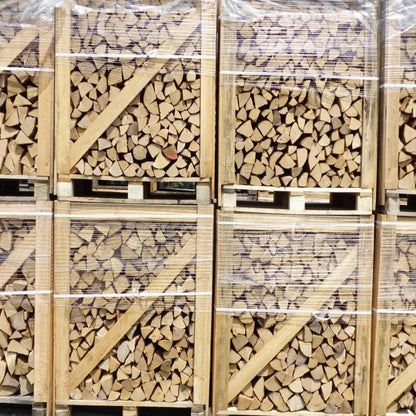 Grünwaren Eichen Brennholz 1 RM / 1,6 SRM – 30–32 cm – 476 kg