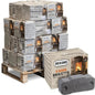 REKORD Braunkohlebriketts 300 kg – 30 × 10 kg, Papierverpackung