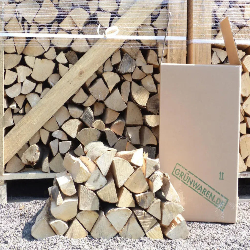 Grünwaren Buchen Brennholz 180 kg – 25 cm – trocken